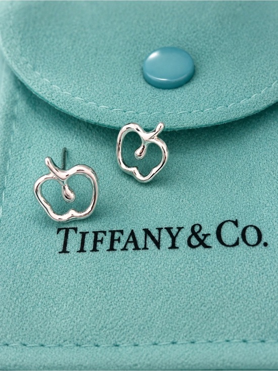 Tiffany & Co. Jewelry - Tiffany & Co. Sterling Silver Apple Studs|Elsa Perriti